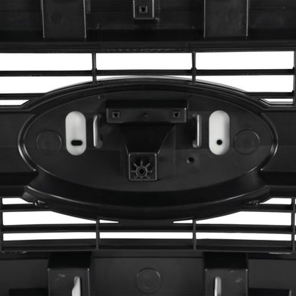 Front Upper Grill Grille Gloss Black For 2015 2016 2017 Ford F-150 W/O Camera