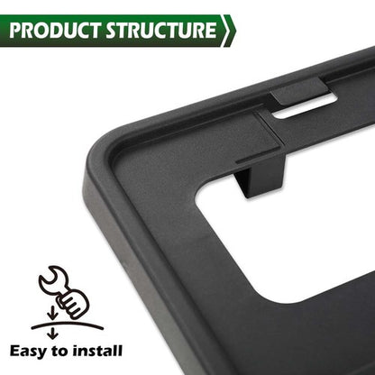 Solid Spare Fit For 11-16 F250 F350 Super Duty Front Bumper License Plate Mounting Bracket