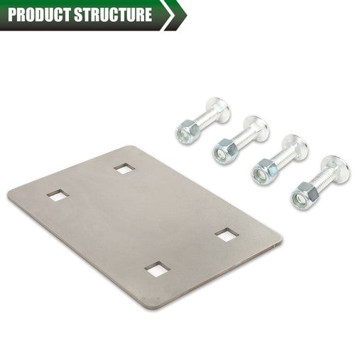 Solid Spare Fit For Saltdogg Snowex Western Spreader Vibrator Mount Plate With 1-1/2 Bolts