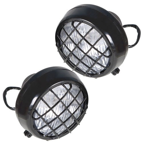 Solid Spare 2× Headlights lens bulbs lights grills For Yamaha Banshee 1987-2006 Warrior 350