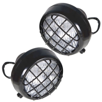 Solid Spare 2× Headlights lens bulbs lights grills For Yamaha Banshee 1987-2006 Warrior 350
