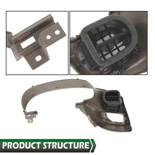 Solid Spare Fit For 1997-2003 Ford F150 Expedition Dash Instrument Cluster Bezel Panel Brown
