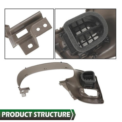 Solid Spare Fit For 1997-2003 Ford F150 Expedition Dash Instrument Cluster Bezel Panel Brown