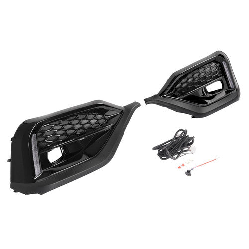 For 2022-2024 Subaru WRX STI sequential LED Turn Signal DRL Fog Bezel Light Pair