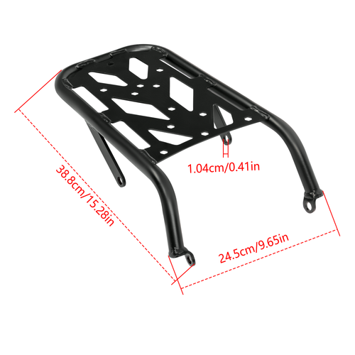Solid Spare For Kawasaki KLX 230 20-24 Motorcycle Rear Rack Luggage Storage Rack Carrier New