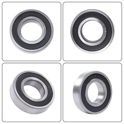 Solid Spare 10Pcs 6206-2RS Bearings 30×62×16mm Double Rubber Seals Deep Groove Ball Bearing
