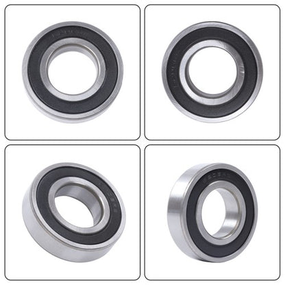 Solid Spare 10Pcs 6206-2RS Bearings 30×62×16mm Double Rubber Seals Deep Groove Ball Bearing