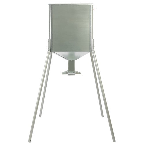 Solid Spare Steel 450lb Gravity Feeder Zinc-Plated For Deer Turkey Big Wild Game Hunting