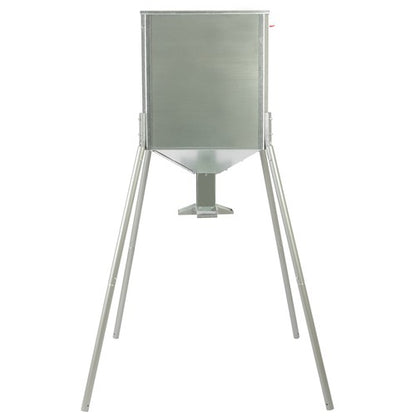 Solid Spare Steel 450lb Gravity Feeder Zinc-Plated For Deer Turkey Big Wild Game Hunting
