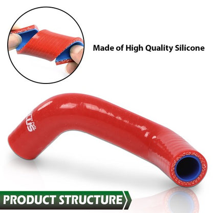 Solid Spare Fit For Honda Acura Integra DB7 DC4 RS LS GS SE B18B1 Silicone Radiator Hose Red