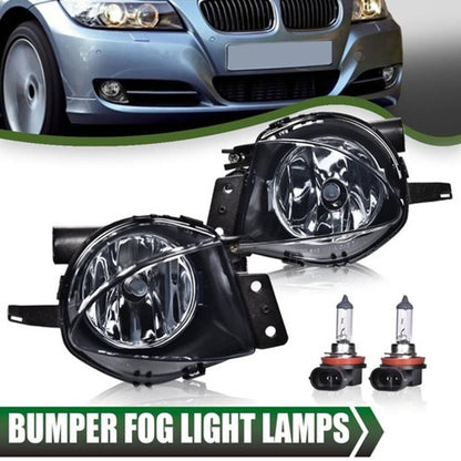 Solid Spare Fit For 06-08 BMW E90 328i 328xi 335i 325i 325x Clear Bumper Fog Lights Lamps