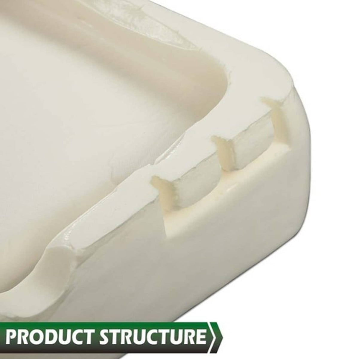 Solid Spare Fit For 2006-2010 Dodge Ram 1500 2500 3500 4500 Front Seat Bottom Foam Cushion