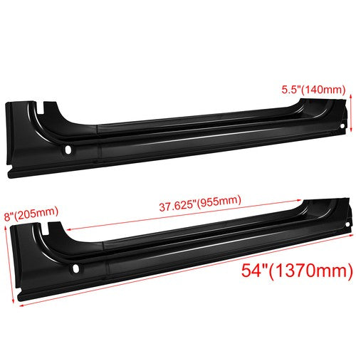 Solid Spare For 1997-2004 Dodge Dakota 2 door Extended / Club / Regular Cab Rocker Panels