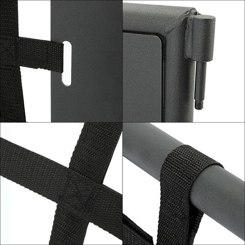 Solid Spare Tubular Trail Door With Side Mirror For 1976-1995 Jeep CJ7/YJ Wrangler 2DR Black
