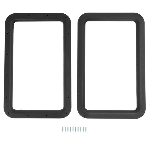 Solid Spare 15.7" x 24.8" Black RV Entrance /Entry Door Window Frame For Camper Trailer
