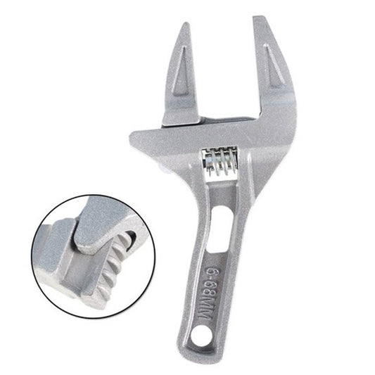 Solid Spare Hand Tool Adjustable 6-68mm Wrench Shifter Spanner Wide Jaw Heavy Duty Repair