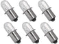 Solid Spare (6) 18 V Flashlight Replacement XENON Bulbs for Makita A-902961 BML185 - ML180