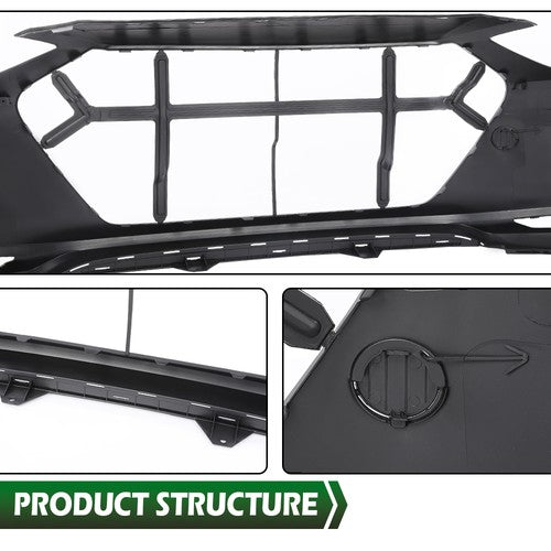 Solid Spare Front Bumper Cover Fit For 2017 2018 Hyundai Elantra 86510F3000 HY1000215
