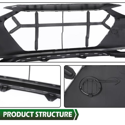 Solid Spare Front Bumper Cover Fit For 2017 2018 Hyundai Elantra 86510F3000 HY1000215