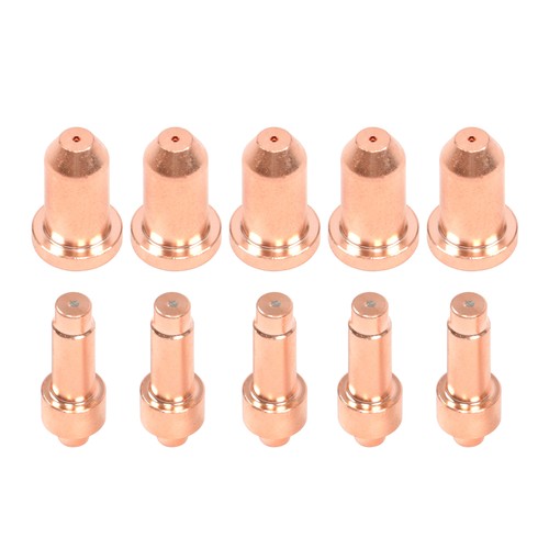Solid Spare 10pcs Plasma Cutter Torch 249926 249928 Nozzle + Electrodes for Miller XT40 XT30