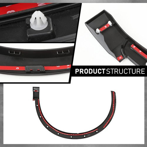 Solid Spare Fit For 2015-2018 Audi Q3 Front Fender Flare Wheel Arch Molding Trim Right Side