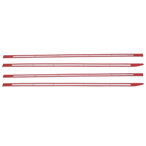 Solid Spare For Dodge Ram 1500 2019-2025 2022 2023 Crew Cab Chrome Body Side Molding Trim