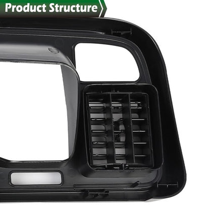 Solid Spare Fit For 94-97 Dodge Ram 1500 2500 3500 Pickup Black Dashboard Bezel w/ Vents