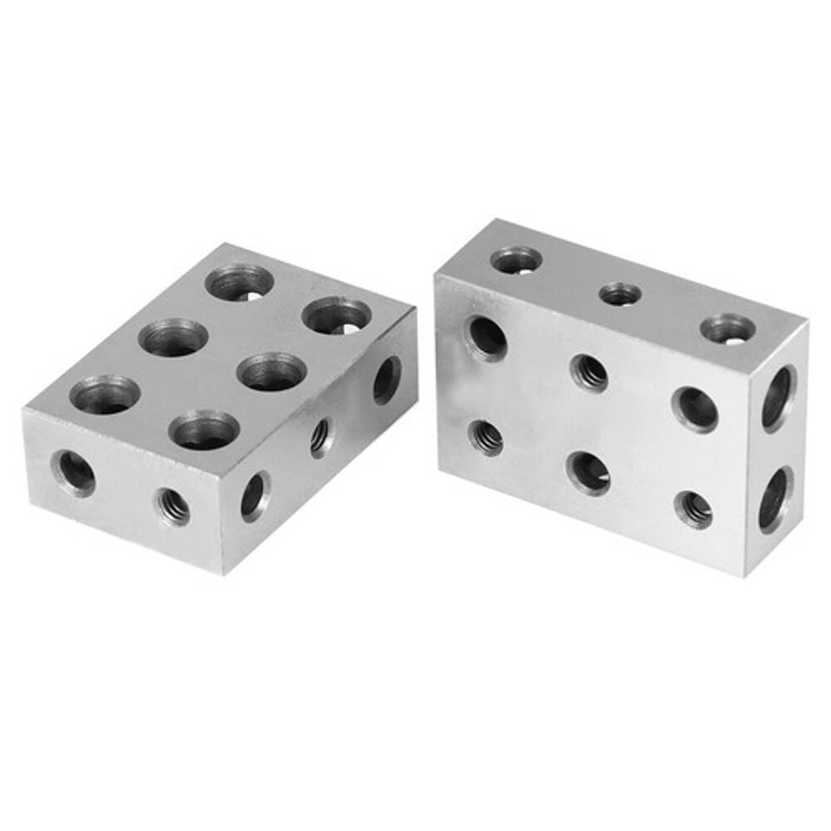 Solid Spare Matched Pairs Ultra Precision 1-2-3 123 Block Set 11 Holes 0.0001" USA