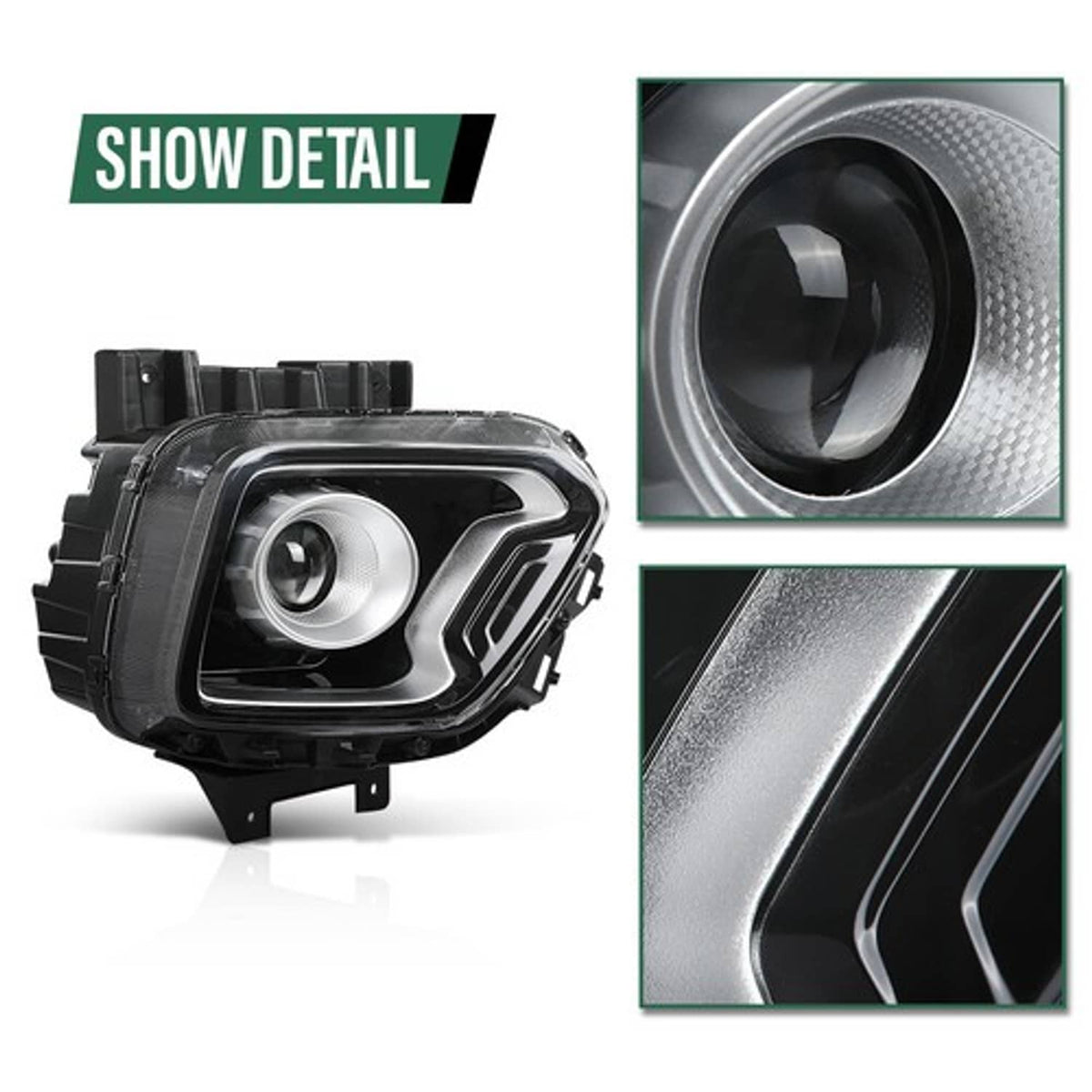 Solid Spare Fit For 2020 2021 2022 Kia Soul EX Model Halogen Projector Headlight Right Side