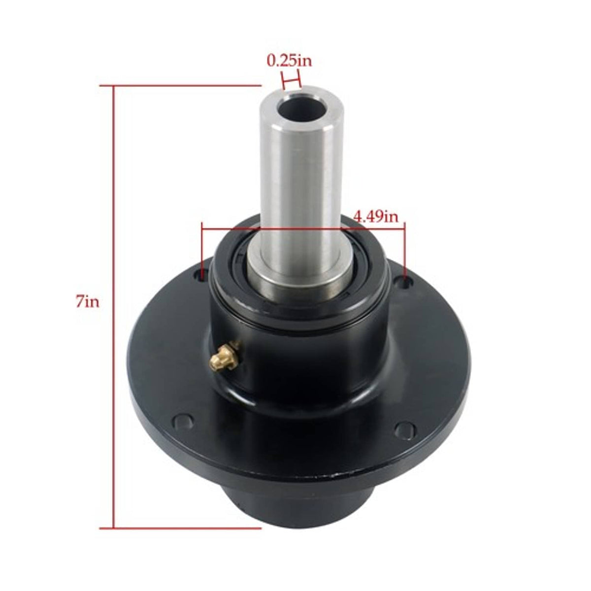 Solid Spare Spindle Assembly 46020 461663 46400 46631 Deck main axis