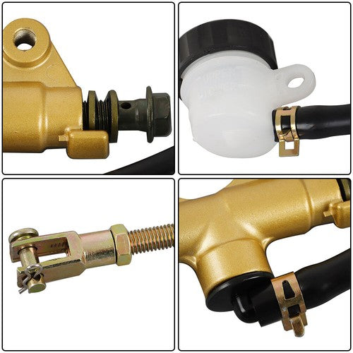 Solid Spare For Yamaha Blaster 200 YFS200 ATV Rear Brake Master Cylinder Caliper & Hose Assy