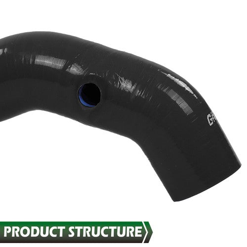 Solid Spare Fuel Hose Complete Kit Set Black Fit For 1970-1975 Jeep CJ5 CJ6 Base