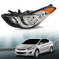 Solid Spare New Fit For 2011-2013 Hyundai Elantra Halogen Headlight Assembly Left Driver