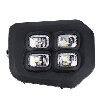 Fit 2016-2022 Toyota Tacoma 4-Eyes DRL LED White&Amber Fog lights Turn signal