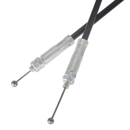 Solid Spare 2PCS Rear Cargo Door Latch Release Cable For 1992-14 Ford E-350 Super Duty