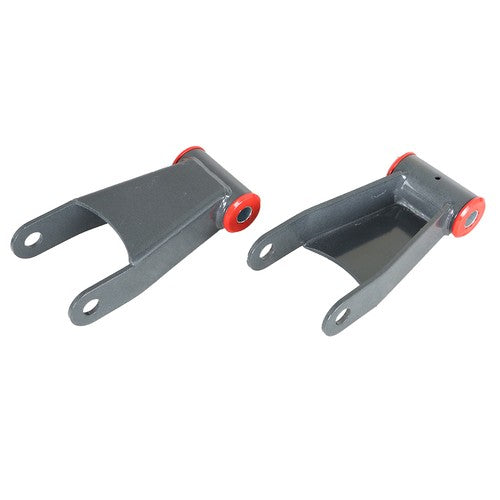 Solid Spare 2× 2" Rear Drop Lowering Shackle Kit For Ford F250 Super Duty 2WD 1999-2006 2007