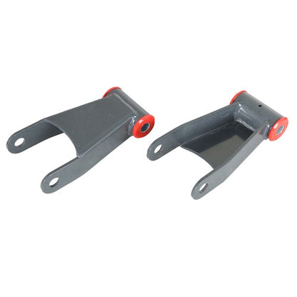 Solid Spare 2× 2" Rear Drop Lowering Shackle Kit For Ford F250 Super Duty 2WD 1999-2006 2007