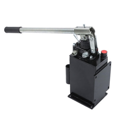Solid Spare Hydraulic piston hand pump with valve for double acting cylinder 2.7 CID 3 Quart