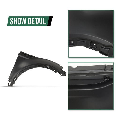 Solid Spare Front Right Fender Fit For 2012-2018 Land Rover Range Rover Evoque LR027589