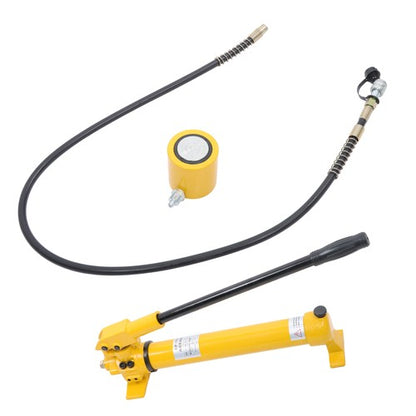 Solid Spare 30 Ton Hydraulic Jack Air Pump Lift Portable Power Ram Repair Tool+Hand Pump