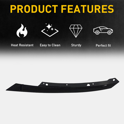 For 2016-2021 Honda Civic Driver Side Black Grille Headlight Eyelid Molding Trim
