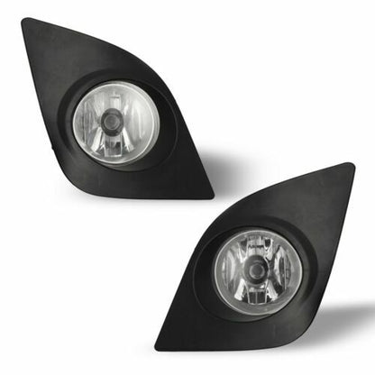 Pair Front Clear Fog Lights Wiring Switch Kit Fit 2014-2016 Toyota Corolla L LE