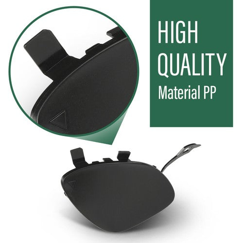 Solid Spare Fit For 17-20 Mercedes Benz E300 E350 E400 E450 Front Bumper Tow Hook Eye Cover