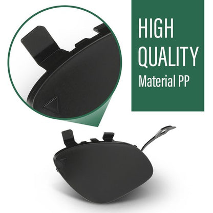 Solid Spare Fit For 17-20 Mercedes Benz E300 E350 E400 E450 Front Bumper Tow Hook Eye Cover