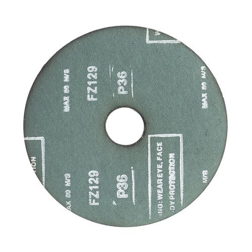 Solid Spare 25 Pack 5 x 7/8, 36 Grit Zirconia Resin Fiber Grinding and Sanding Discs
