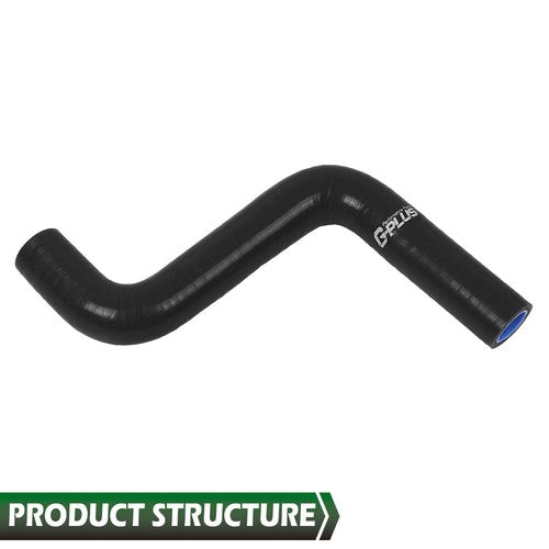 Solid Spare Fuel Hose Complete Kit Set Black Fit For 1970-1975 Jeep CJ5 CJ6 Base