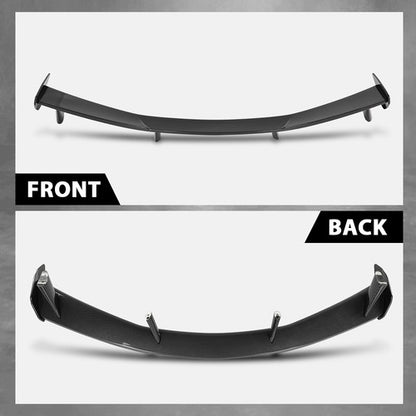 Solid Spare Rear Trunk Spoiler Lid High Wing Kit Fit For 2020-2024 Corvette C8 Carbon Look
