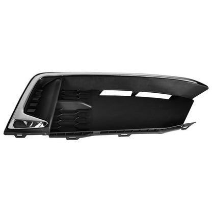Front Fog Light Lamp Covers W/Chrome For 2019-2021 Honda Civic Coupe/Sedan LH&RH