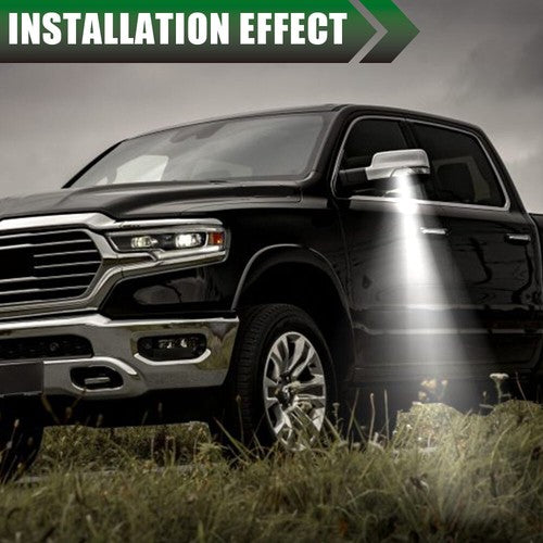 Solid Spare New Fit For 2010-2019 Dodge Ram 1500 2500 3500 4500 5500 Mirror Puddle Lights