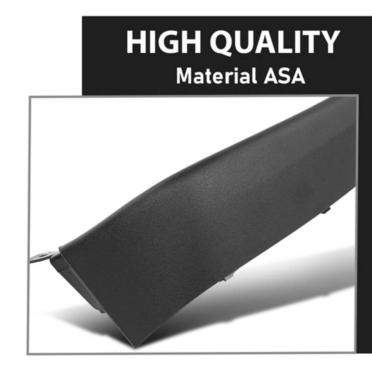 Solid Spare Rear Left Side Fender Flare Wheel Arch Molding Fit For 2016-2023 Tesla Model X